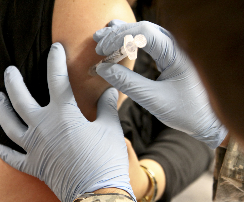 Vaccination Shot in the Arm